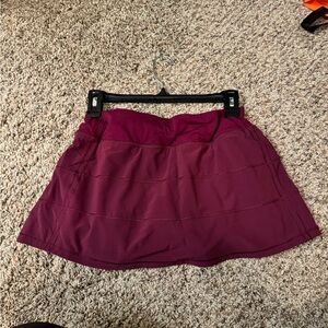 Women's Burgundy Skirt Lululemon